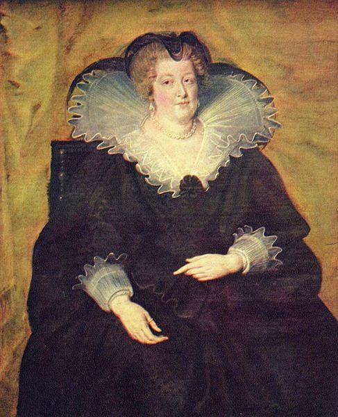 Peter Paul Rubens Portrat der Maria de Medici, Konigin von Frankreich Sweden oil painting art